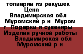 топиарии из ракушек › Цена ­ 500 - Владимирская обл., Муромский р-н, Муром г. Подарки и сувениры » Изделия ручной работы   . Владимирская обл.,Муромский р-н